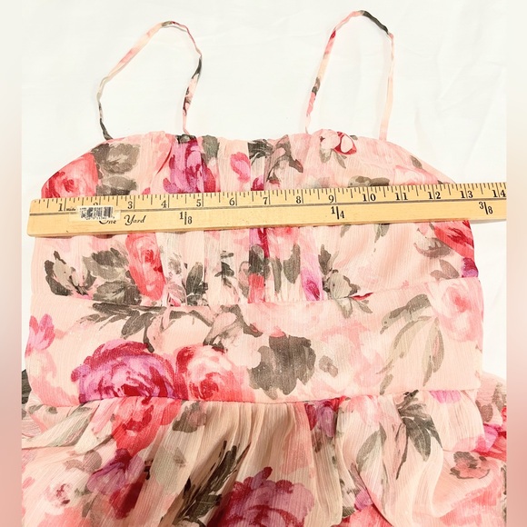 CRYSTAL DOLL Floral Maxi Dress Size 1 (Junior) - Picture 5 of 12